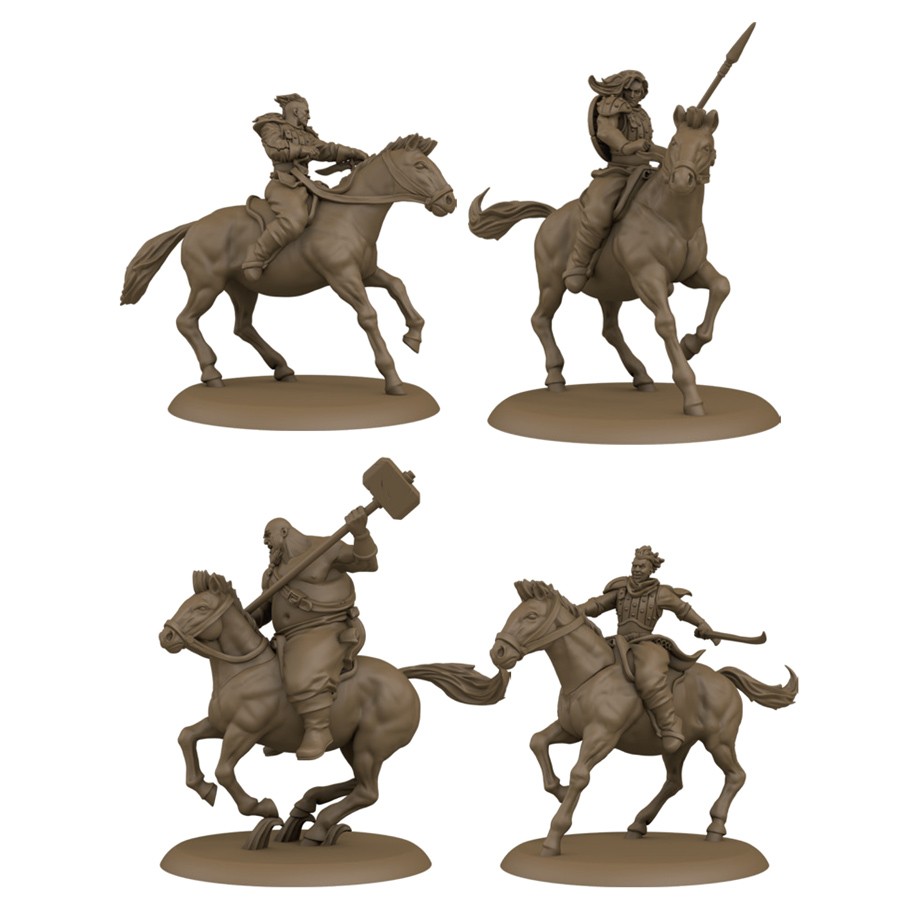 A Song of Ice and Fire : Tabletop Miniatures Game - Bloody Mummers Zorse Riders
